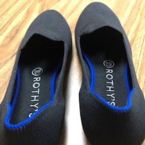 Rothy's Black Round-Toe Flat Size 7